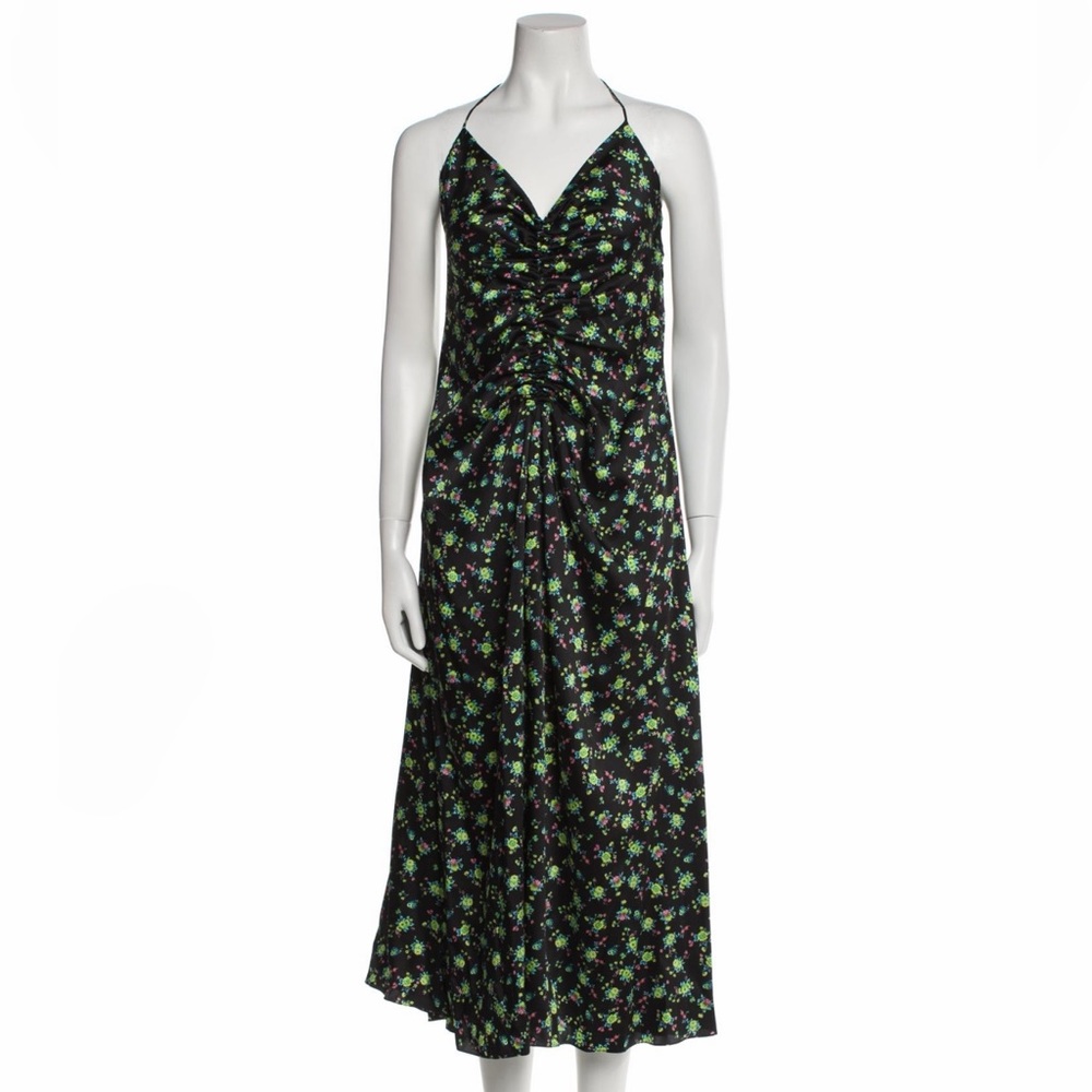 Sandro Paris Floral Print Long Dress w/ Tags Medium